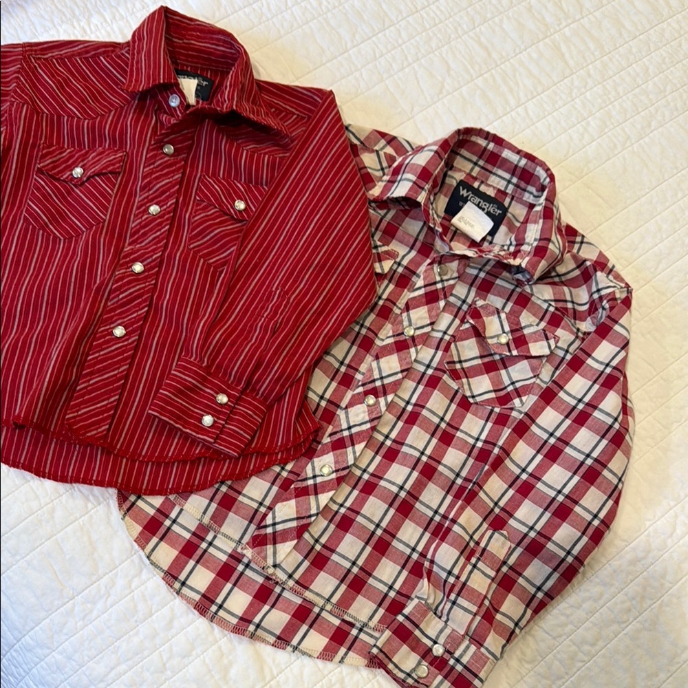 Kids Wrangler Button Downs